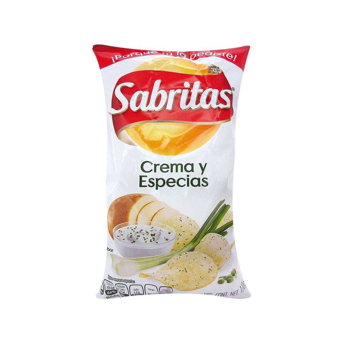 Moda Papas Sabritas crema y especias 170 g | Walmart