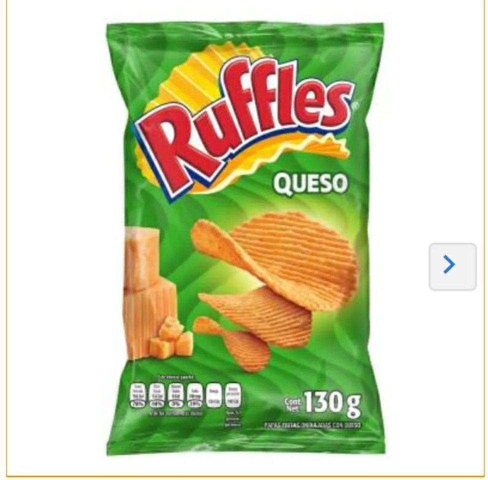 Fashion Ruffles sabor queso 130 g | Walmart