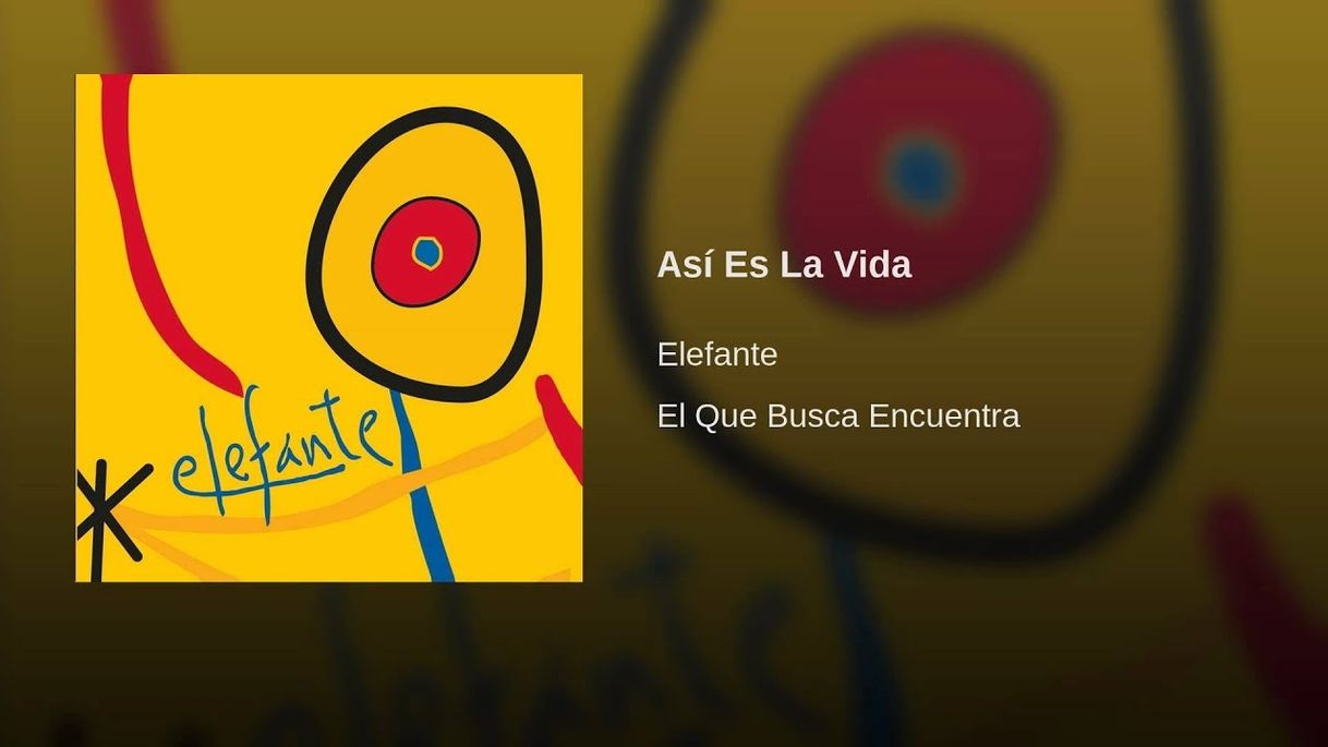 Music Así es la vida elefante