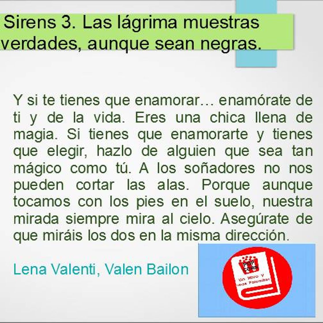 Libro SIRENS 3