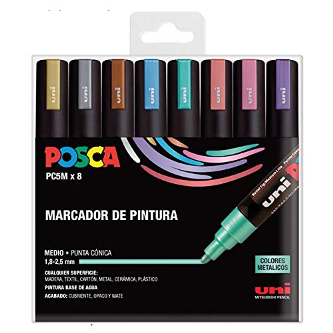 Productos UNI Posca Set PC 5M Metal