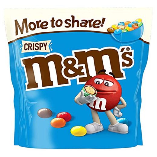 Bolsa de chocolate crujiente M&M's para compartir