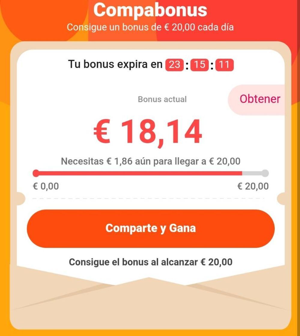 Social ¿QUIERES CONSEGUIR 20€?