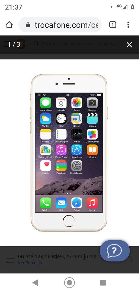 Producto iPhone 6 16GB Dourado

