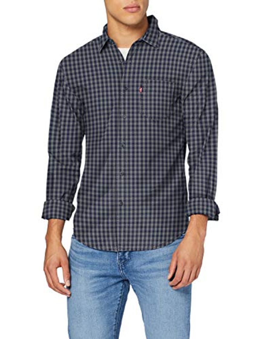 Social Levi's Sunset 1 Pkt Slim Camisa, Azul