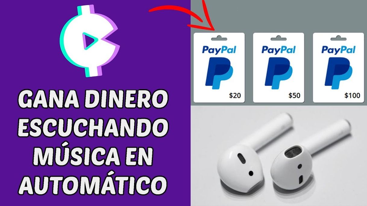 Social DINERO POR ESCUCHAR MÚSICA - Current cash Rewards