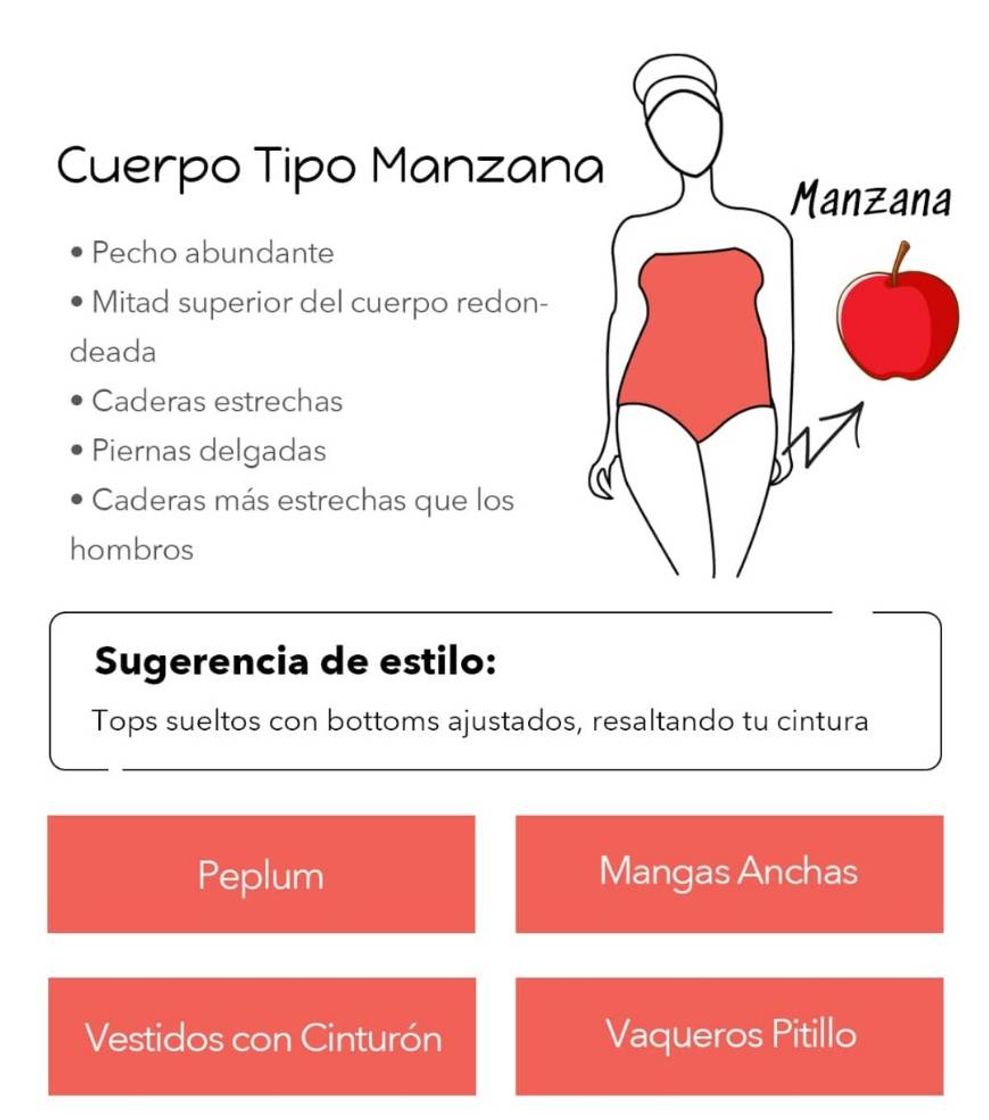 Moda Cuerpo tipo Manzana🍎