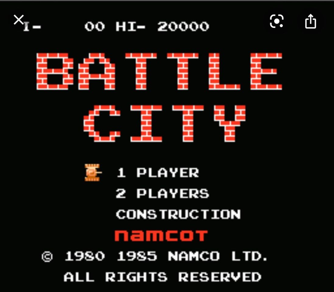 Videojuegos Battle City