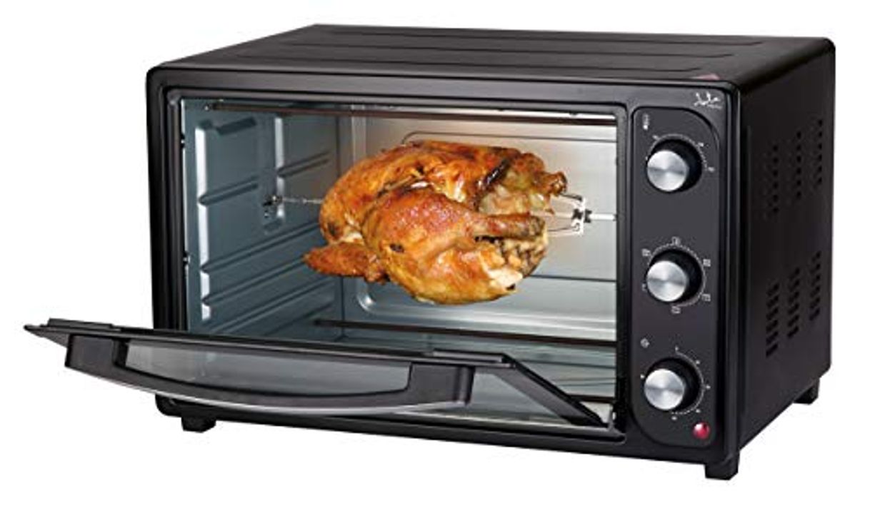 Lugar Jata HN945 Horno de Sobremesa con 4 Funciones Rotisserie Horno Grill y