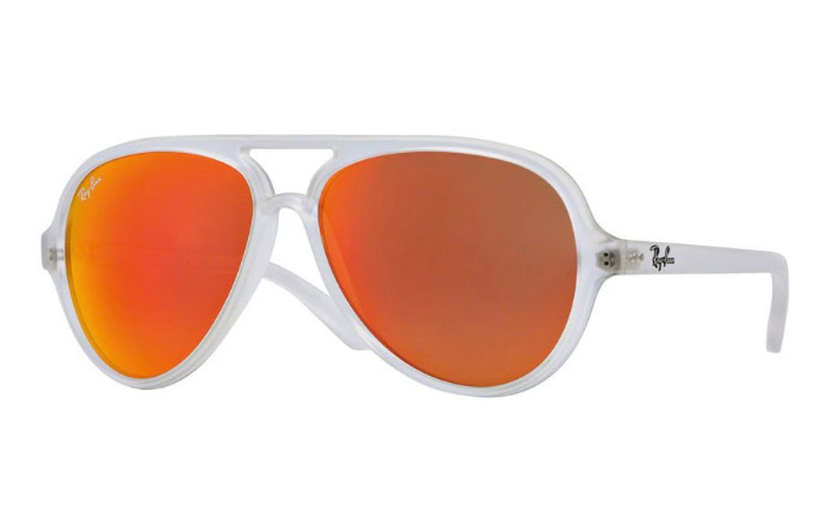 Social Lentes Ray-Ban , Unisex -Transparente; Naranja