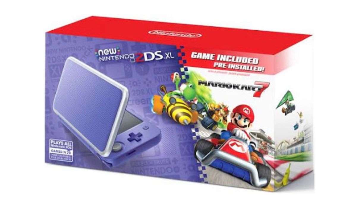 Social Consola 2ds xl purple silver mario kart 7
