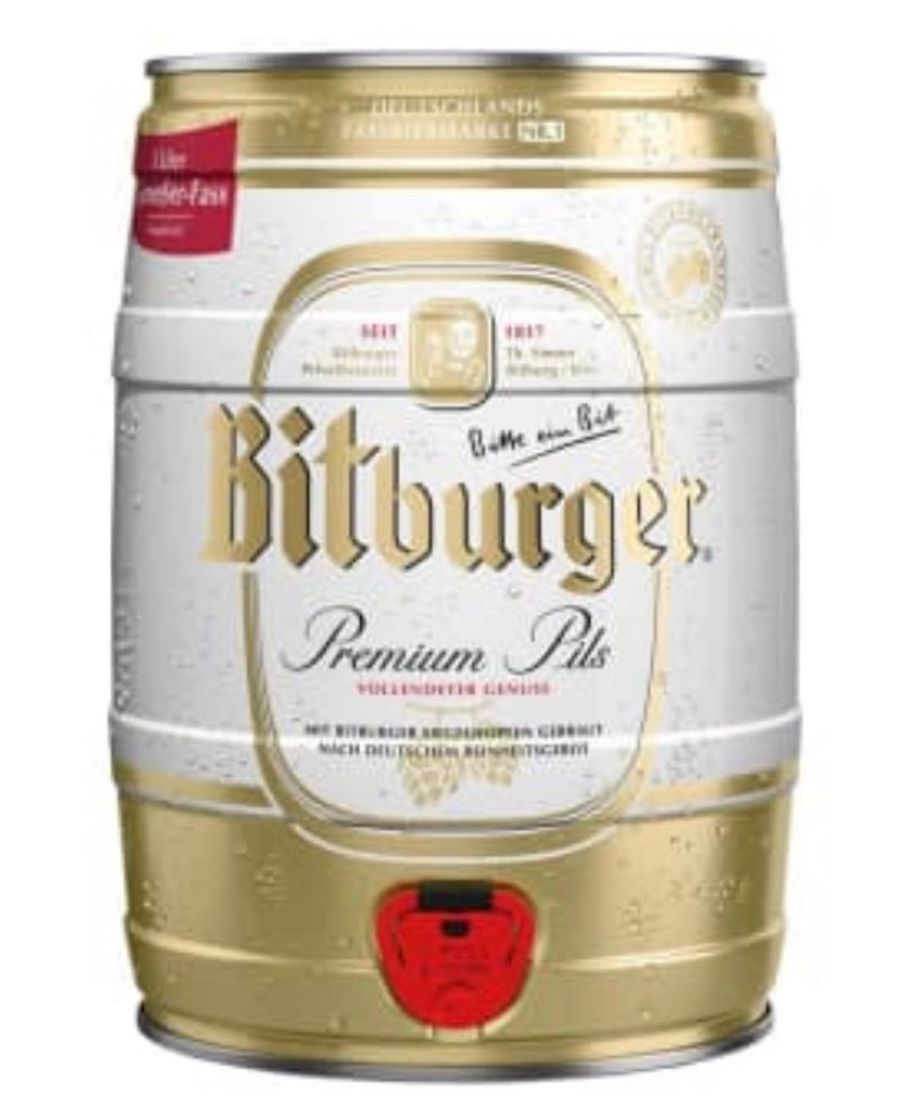 Social Cerveza Clara Bitburguer 5 l