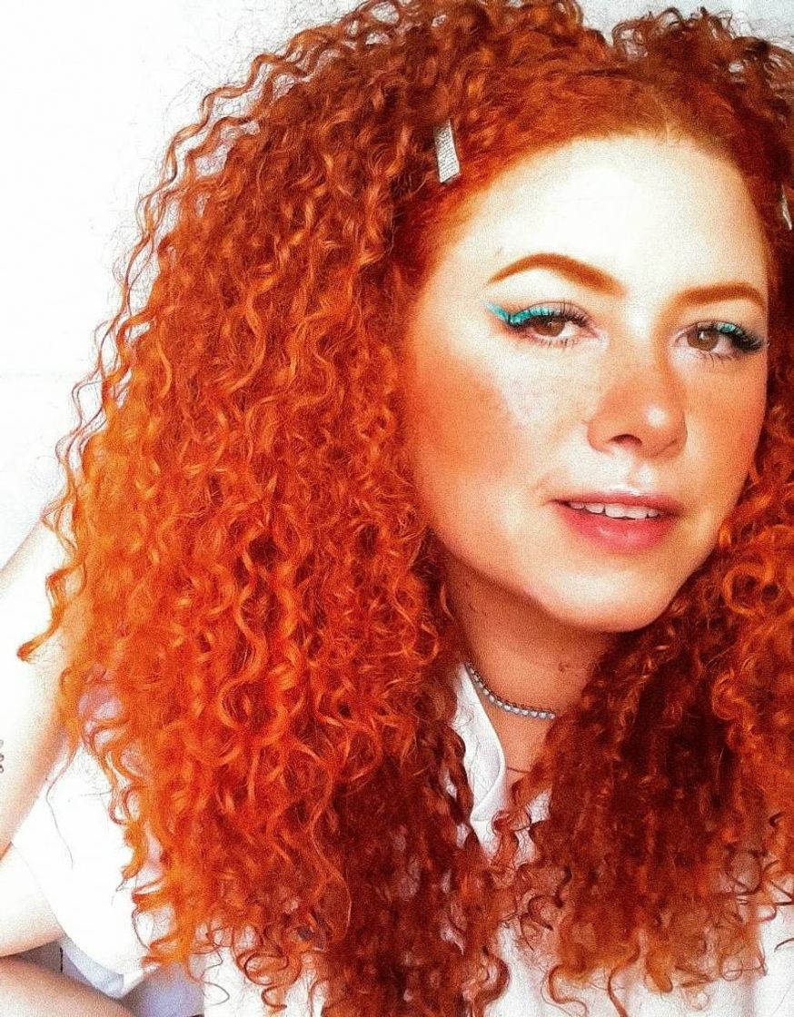 Social Ruivo+ Delineado azul AMO 💙