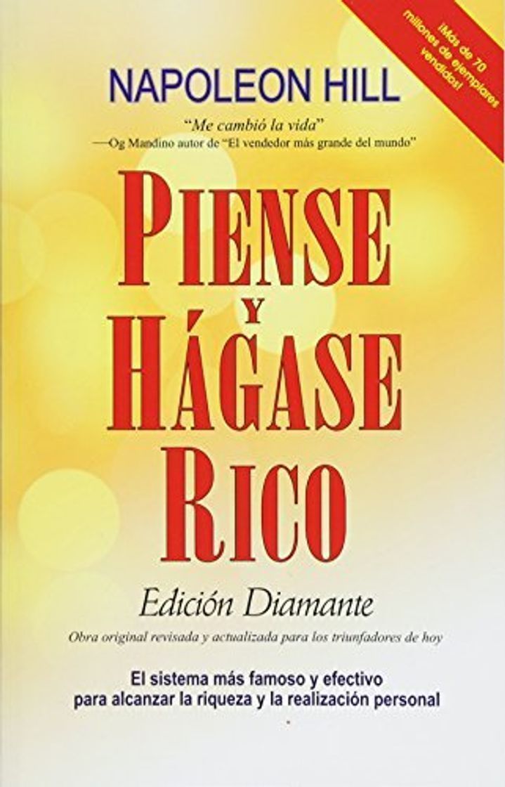 Libro Piense y Hagase Rico: Edicion Diamante: Obra original, revisada y actualizada para los triunfadores de hoy