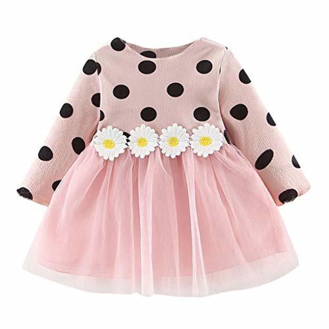 Social Julhold - Vestido de algodón de Tul con diseño de Girasol