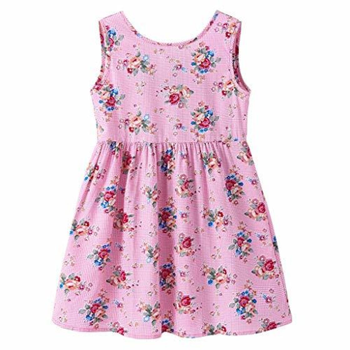 Social Julhold - Vestido de Princesa sin Mangas para niña