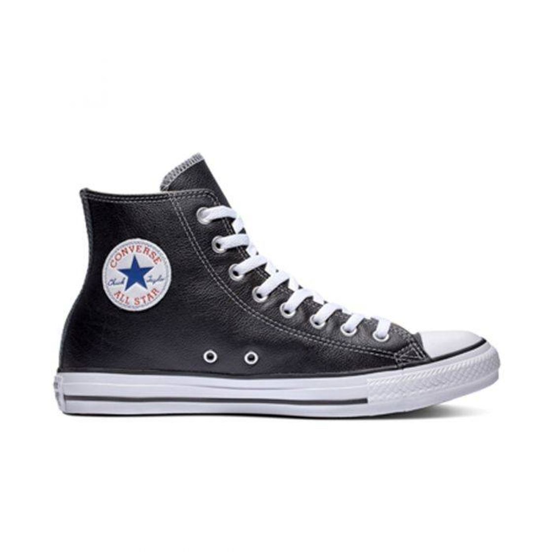 Fashion Chuck Taylor piel Hi (negro)