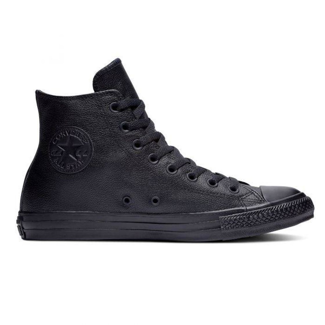 Fashion Chuck Taylor Piel all Black CONVERSE