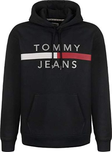 Tommy Jeans Reflective Flag Sudadera con Capucha tomm yblack