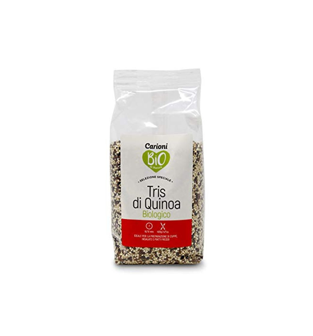 Product Carioni Food & Health Mezcla de Quinoa Tricolor ecológica: Blanca, roja y