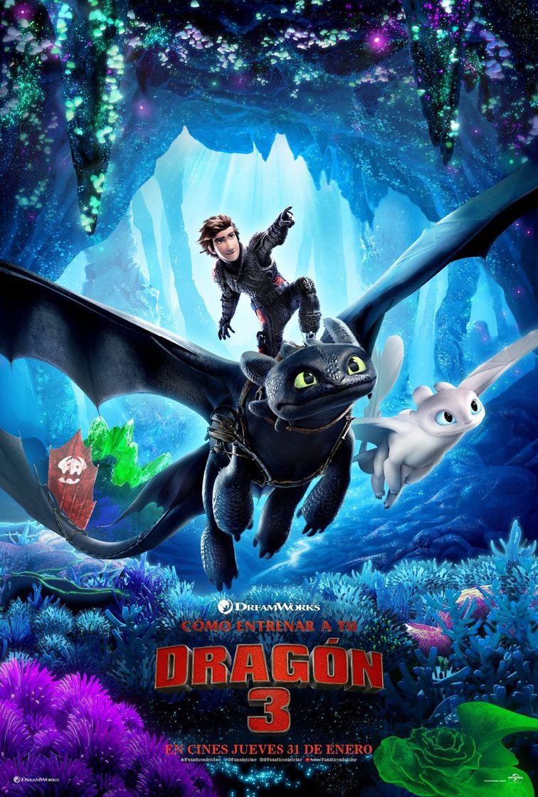 Película Cómo entrenar a tu dragón 3