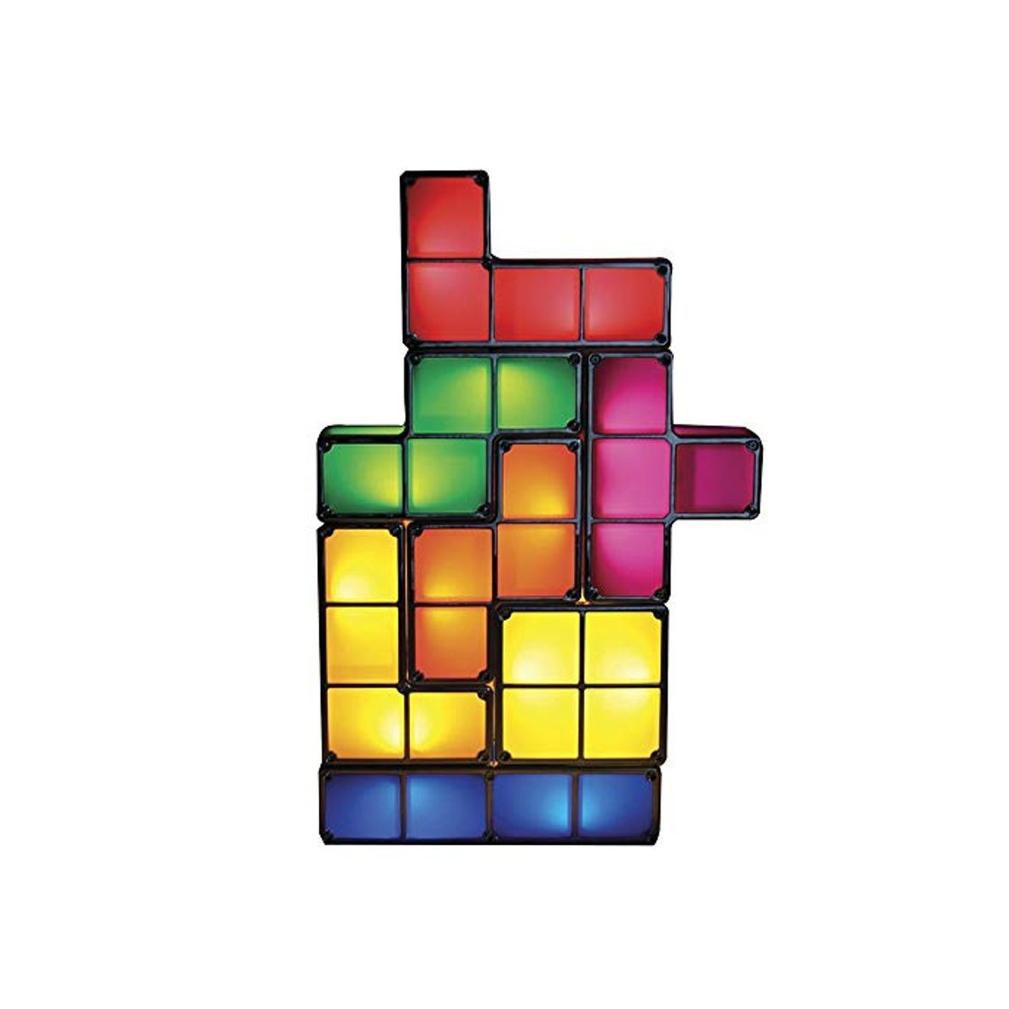 Producto Lámpara Tetris Lámpara de mesa LED apilable luz de ambiente retro Lámpara Tetris luminaria bloques de construcción