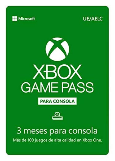 Suscripción Xbox Game Pass - 3 Meses