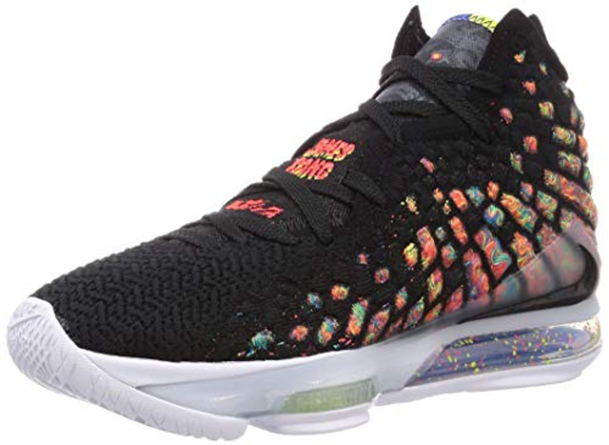 Social Nike Lebron Xvii Bq3177-002 - Zapatillas Deportivas para Hombre, Negro