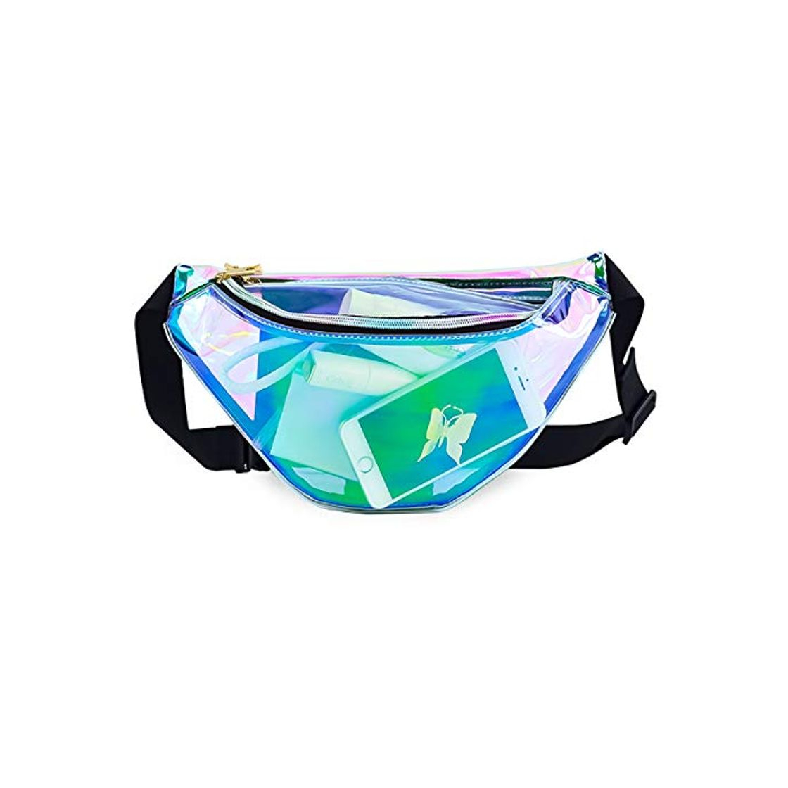 Products Holographic Shiny Neon Waist Fanny Pack Waterproof For Women Girls Men