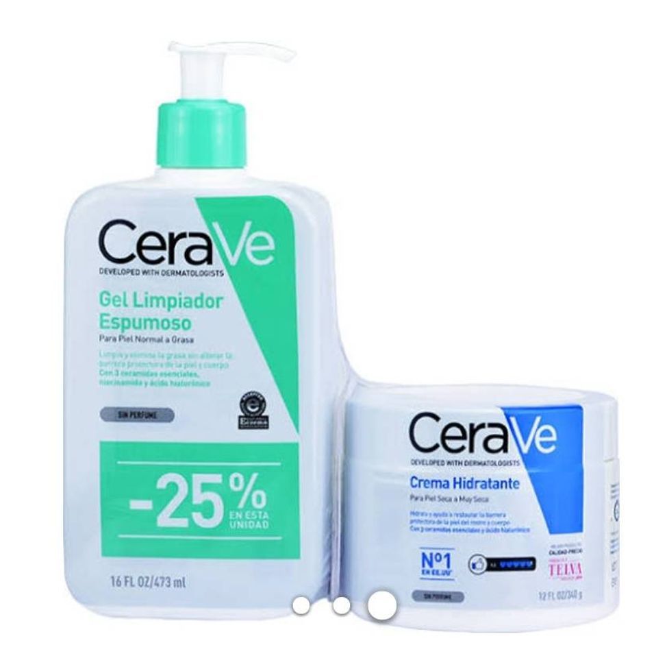 Moda Cerave Pack Gel Limpiador Espumoso 473 ml + Crema Hidratante