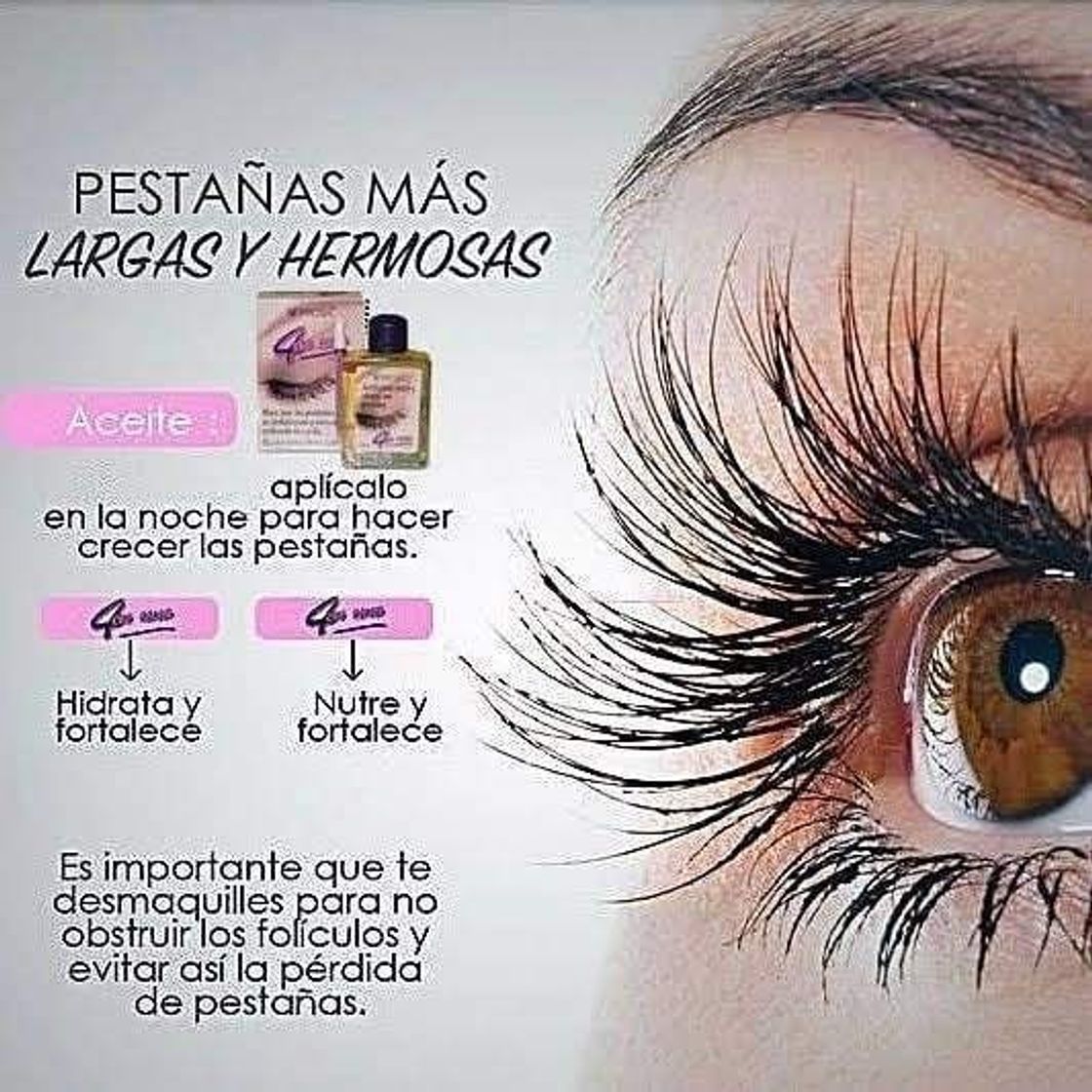 Moda Aceite PROSA para hacer crecer tus pestañas 