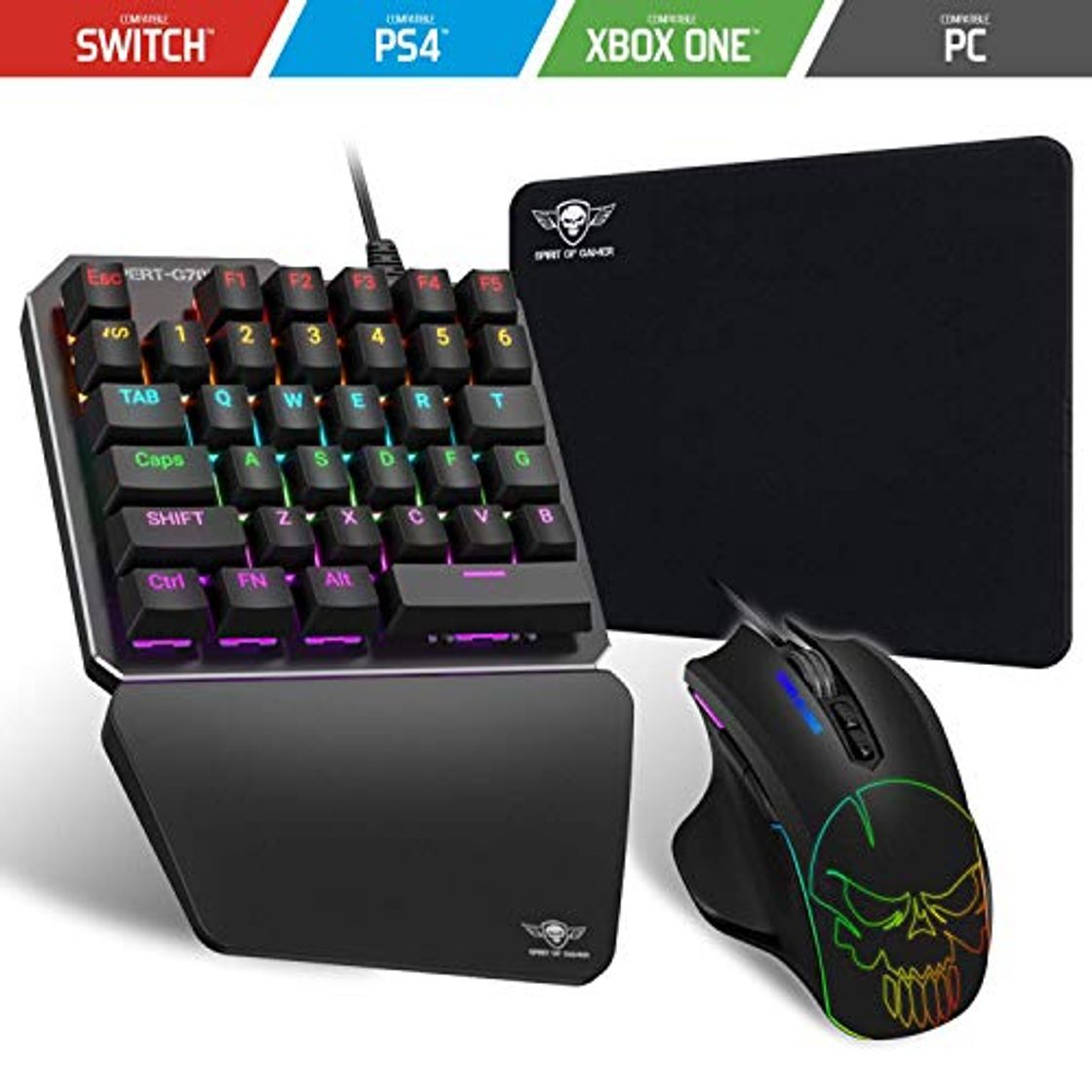 Product SPIRIT OF GAMER – Xpert G700 – Combo Rgb Teclado