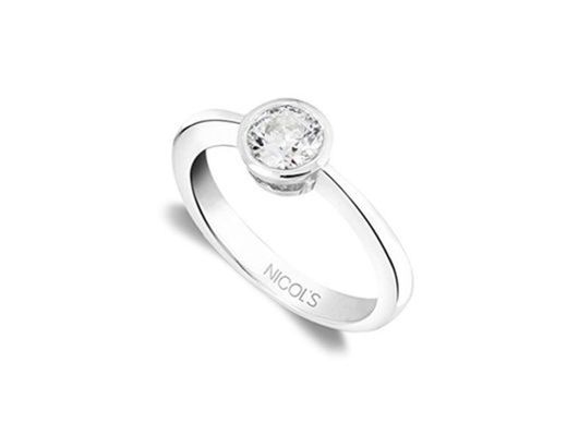 NICOLS 9992289 - Anillo de Compromiso Lady Oro Blanco