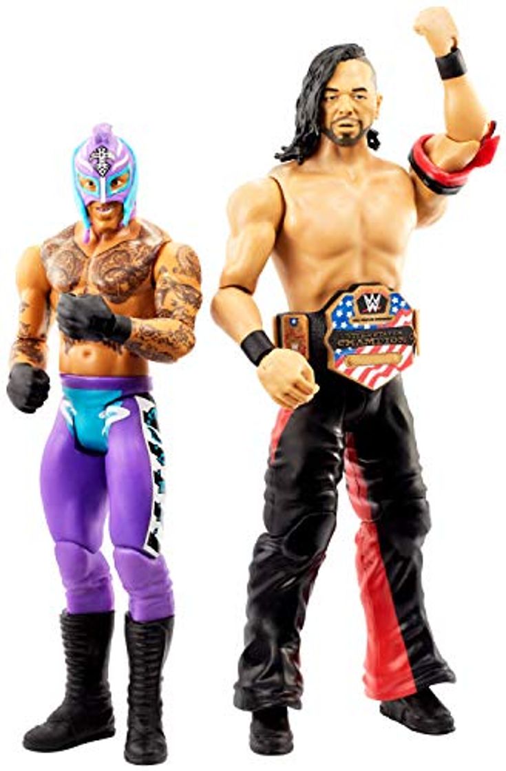 Producto WWE Pack de 2 Luchadores Shinsuke Nakamura vs Rey Mysterio, Figuras de