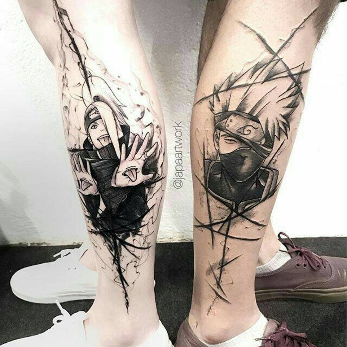 Fashion Tatto Deidara|Kakashi 