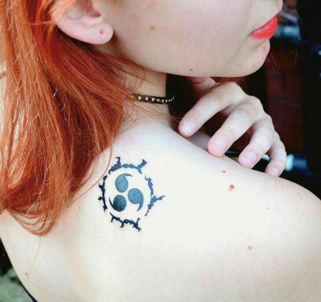 Moda Tatto Marca da Maldição do Sasuke 