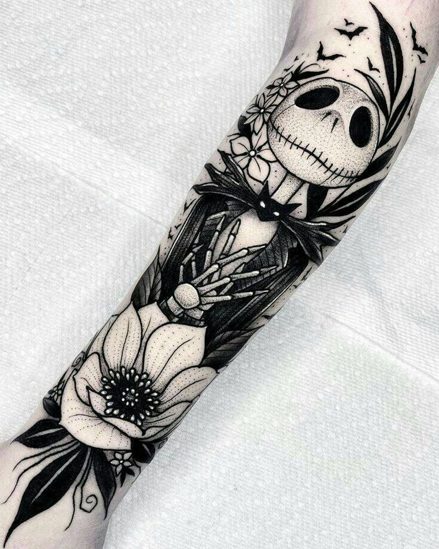 Moda Tatto Jack Skellington