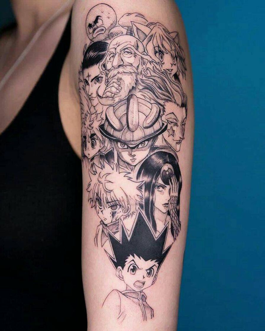 Fashion Tatto Hunter × Hunter