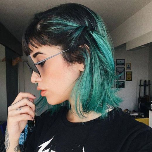 
Turquoise Blue Hair.