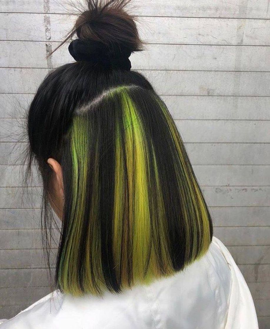 Fashion 
Green Hair Locks.