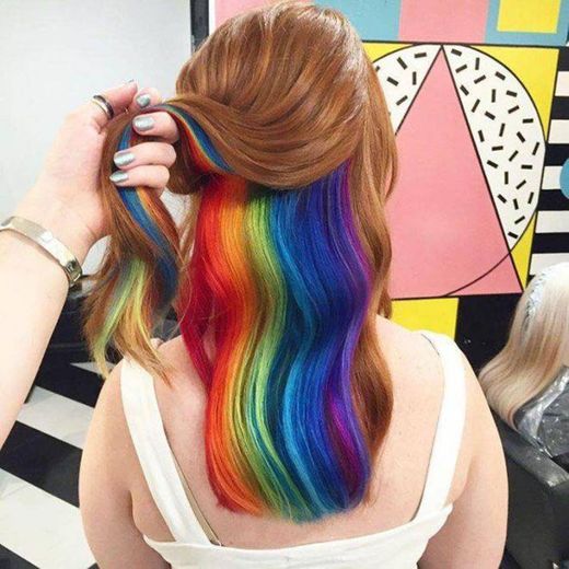 
Rainbow Hair.