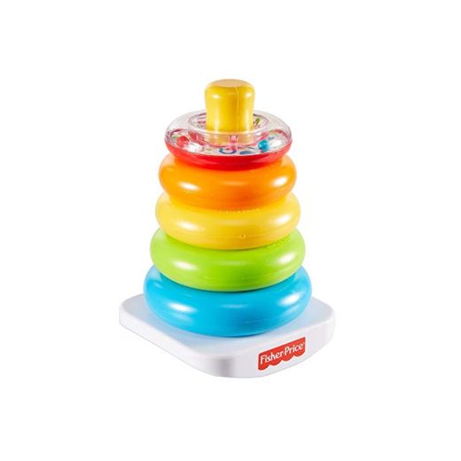 Fisher - Price Rock-a-Stack, juguete clásico de apilar aros para niños
