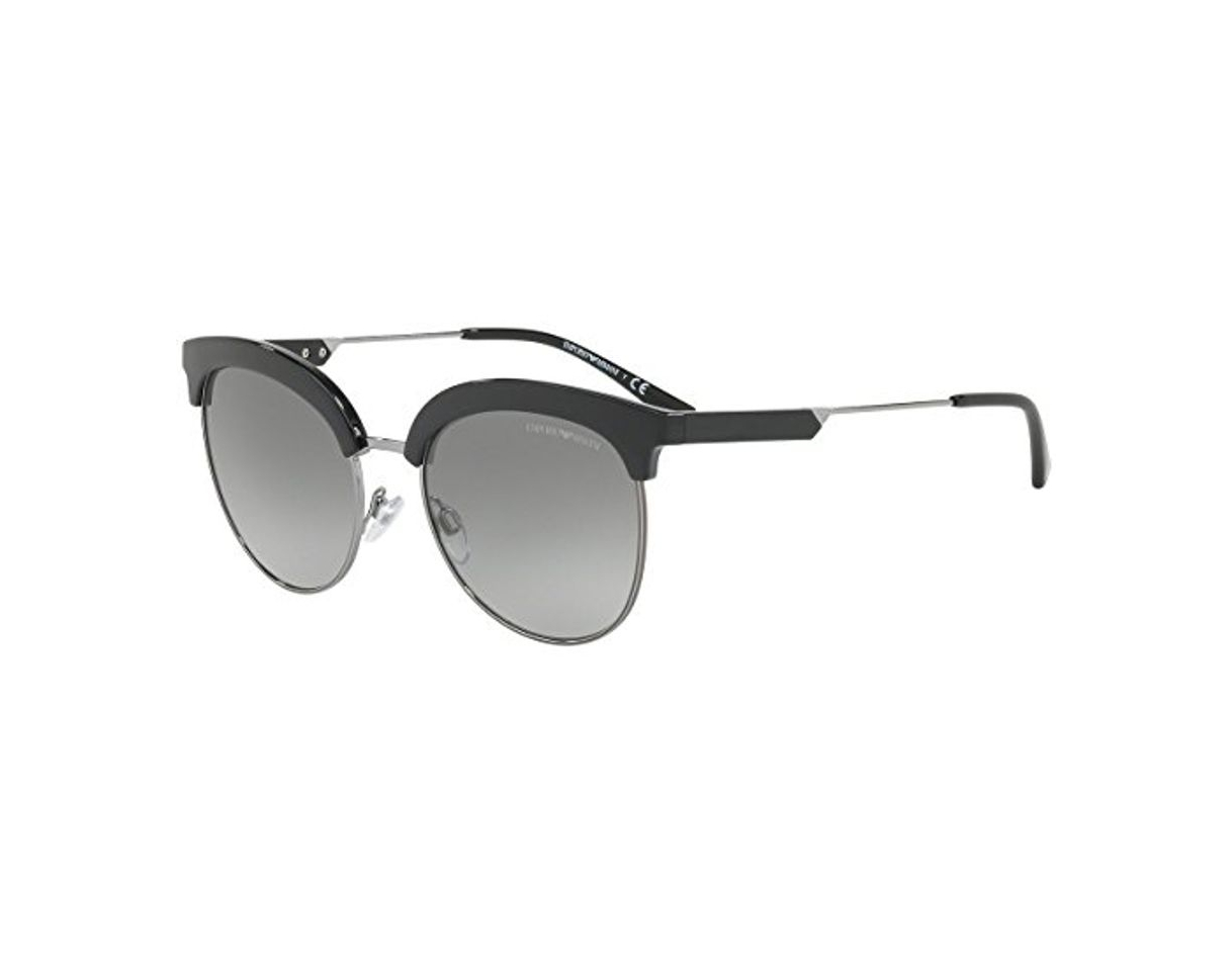 Productos Emporio Armani EA4102 Gafas de Sol Plateadas y Negro con Lentes Gris Degradados 500111 EA 4102