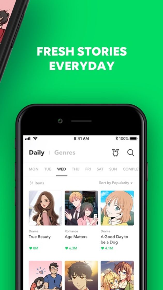 App WEBTOON: Comics to Obsess Over