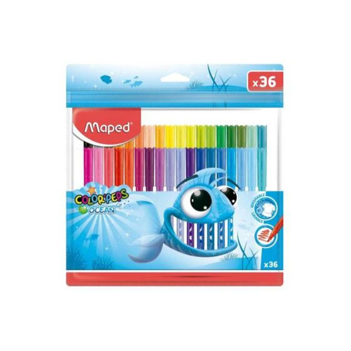 Productos PLUMONES MAPED COLOR PEPS OCEAN CON 24