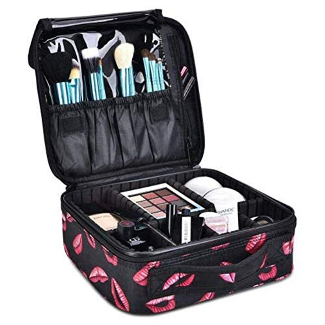 Moda Ztong Caja de Almacenamiento cosmética, Maquillaje Bolso Portable Mini Maquillaje Caso de