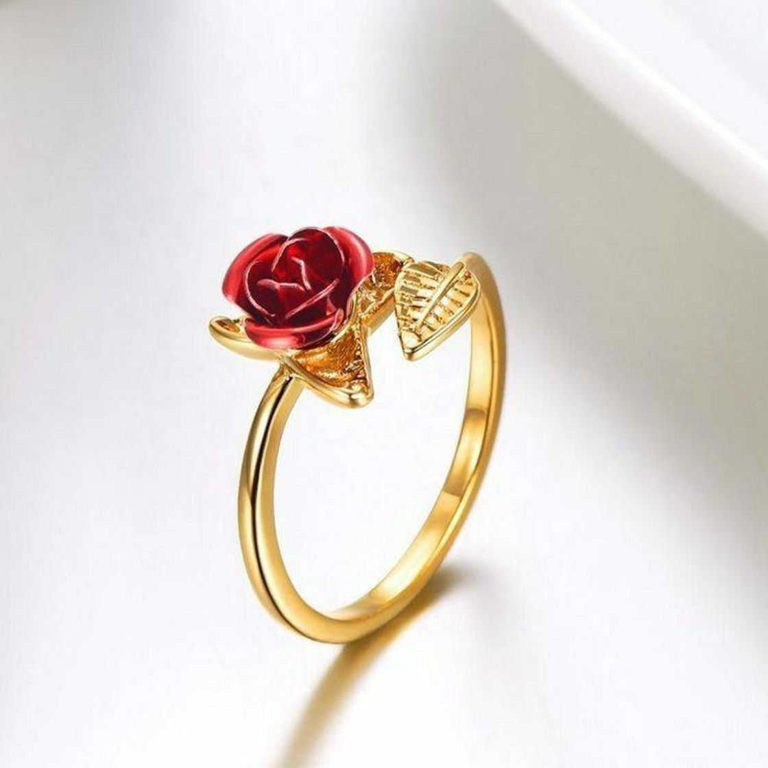 Social Anillo con rosa