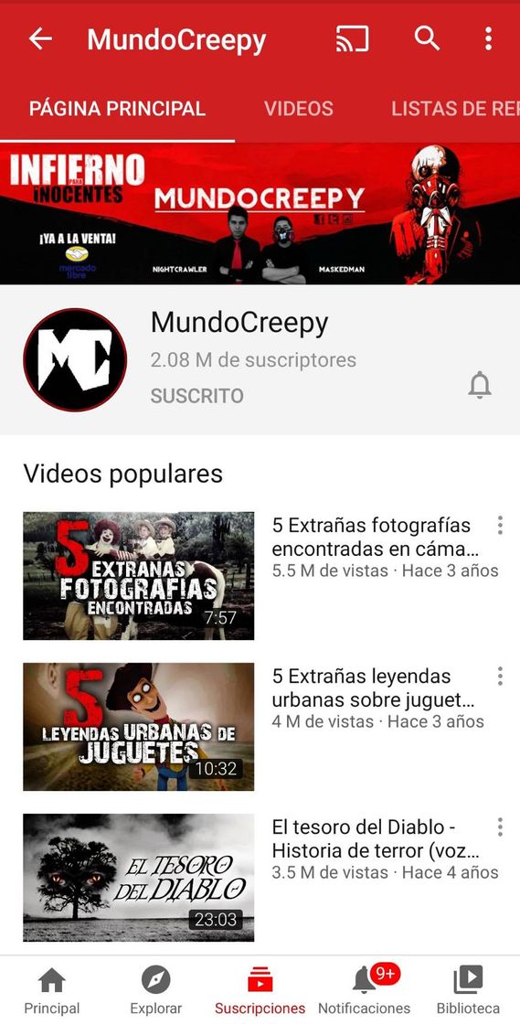 Moda Canal de Youtube 