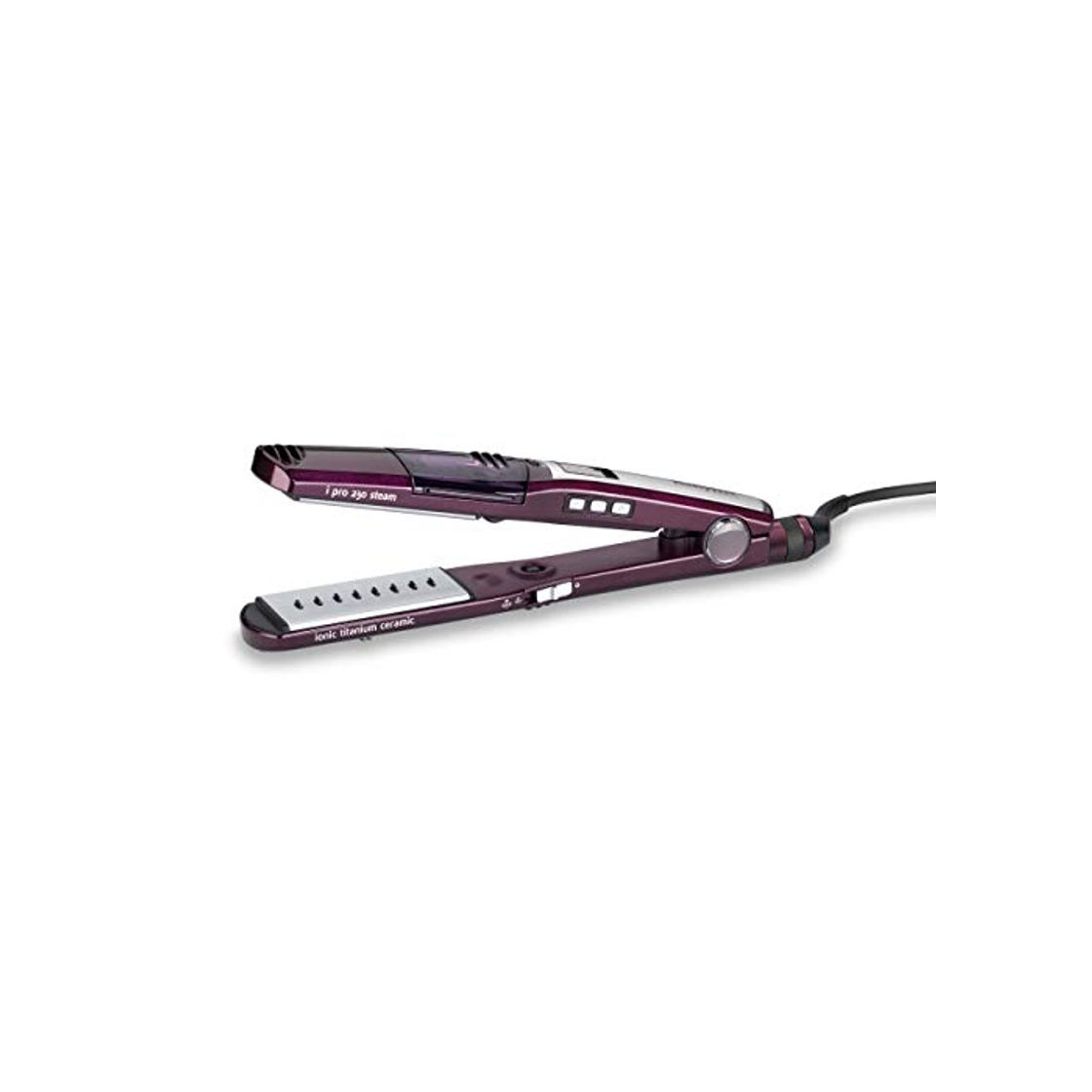 Beauty BaByliss iPro 230 Steam - Plancha de vapor profesional con revestimiento de