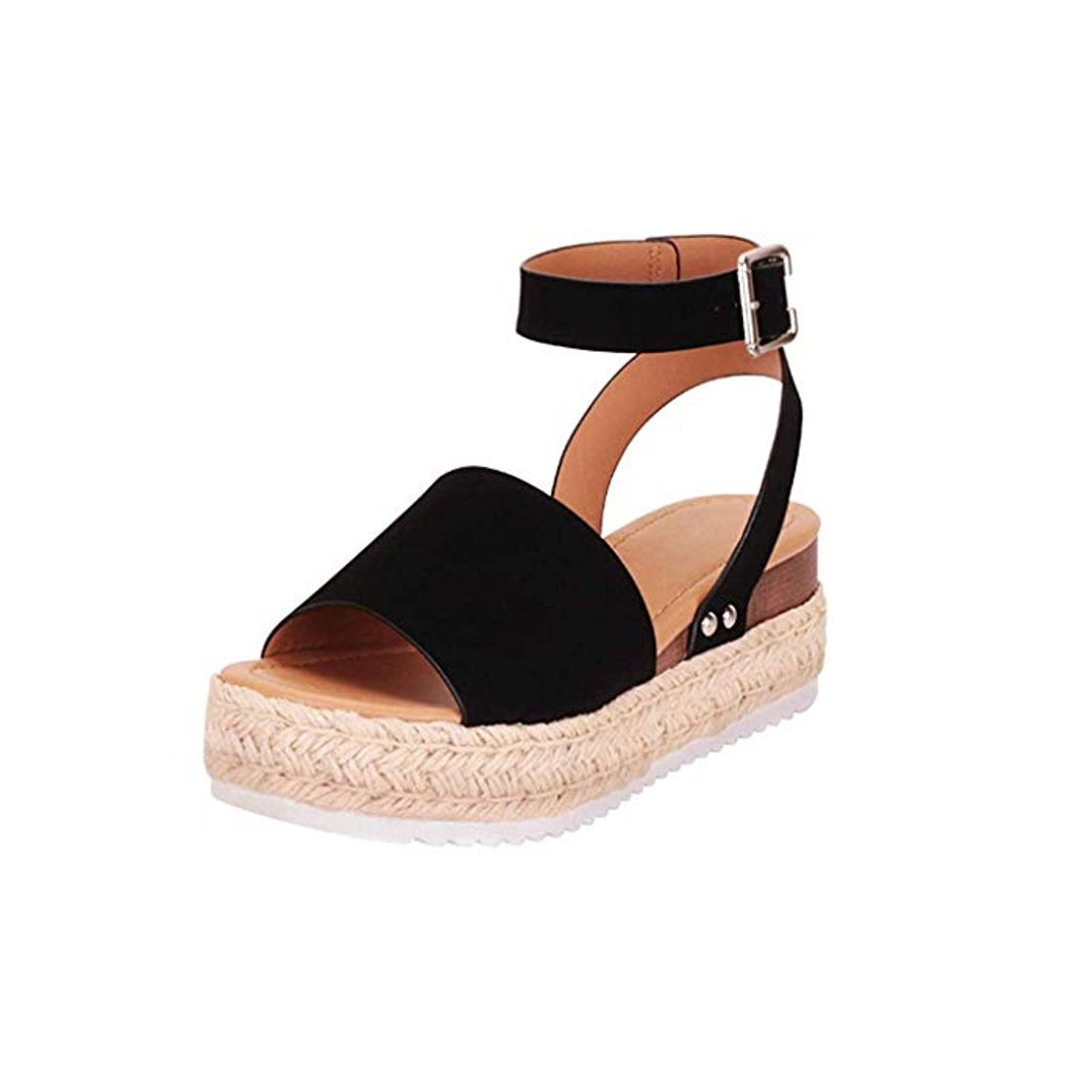 Social Sandalias Mujer Verano 2019 Zapatos de Plataforma Mujer Cuña Zapatos de Boca